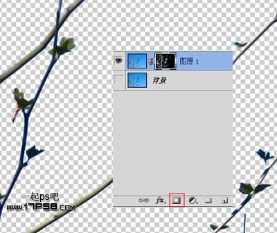 Photoshop使用通道和计算命令给树枝抠图,PS教程,图老师教程网