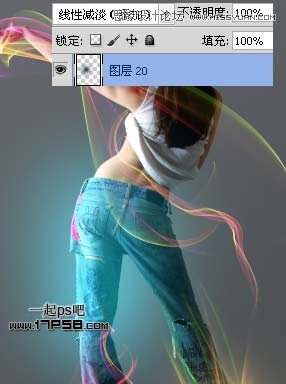 Photoshop合成动感光电舞女设计教程,PS教程,图老师教程网