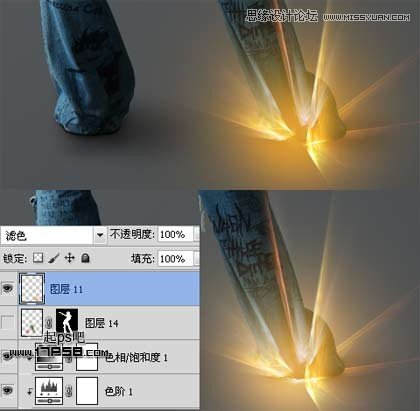 Photoshop合成动感光电舞女设计教程,PS教程,图老师教程网