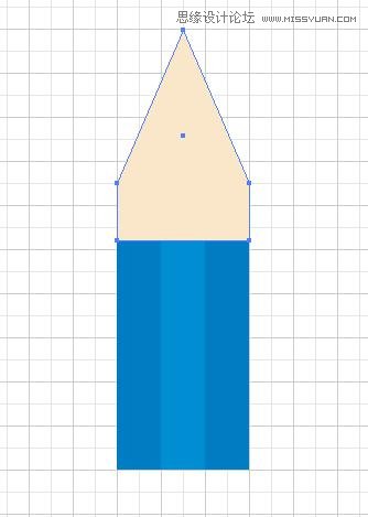 Illustrator使用艺术画笔绘制弯曲的铅笔
