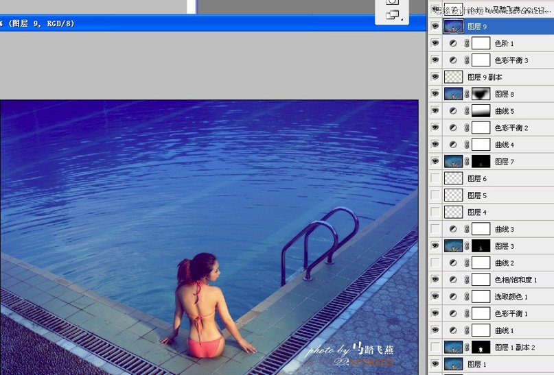 Photoshopµ÷³öÓÎÓ¾³ØÃÀÅ®ÈáÉ«µ÷