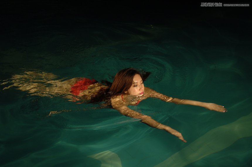 Photoshopµ÷³öÓÎÓ¾³ØÃÀÅ®ÈáÉ«µ÷