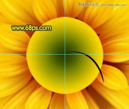 Photoshop绘制逼真的向日葵花朵教程,PS教程,图老师教程网