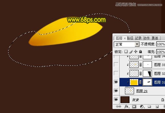 Photoshop绘制逼真的向日葵花朵教程,PS教程,图老师教程网