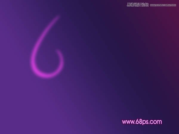 Photoshop制作梦幻的紫色星光字体,PS教程,图老师教程网