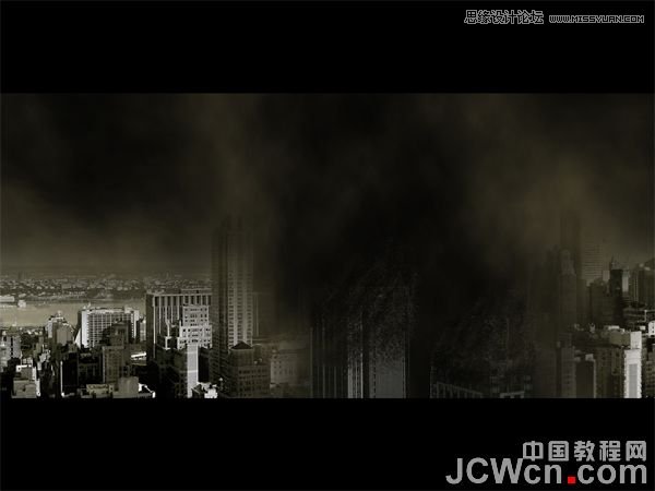 Photoshop合成乌云密布的城市画面,PS教程,图老师教程网