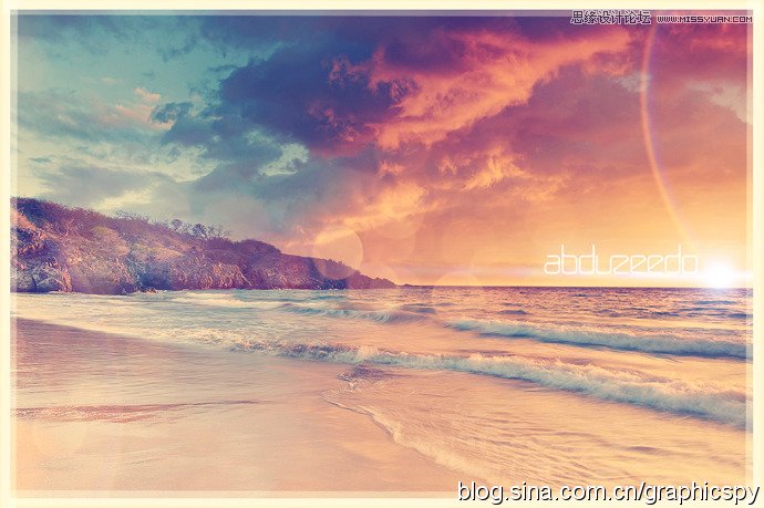 Photoshop调出唯美效果的海景场景,PS教程,图老师教程网