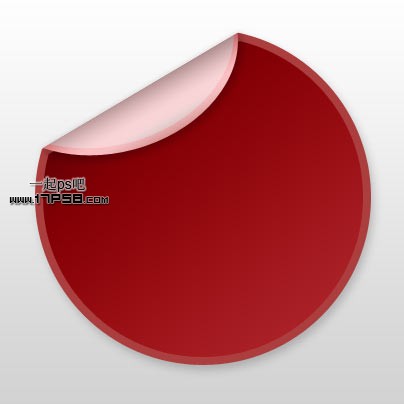 Photoshop制作圆形卷边效果的网页图标,PS教程,图老师教程网