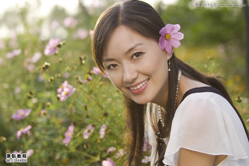 Photoshop调出外景人像甜美糖水色调,PS教程,图老师教程网
