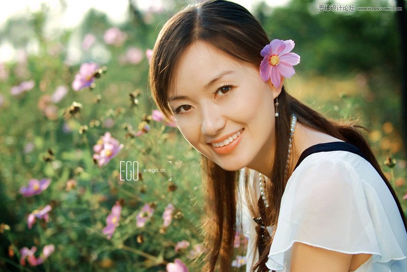 Photoshop调出外景人像甜美糖水色调,PS教程,图老师教程网