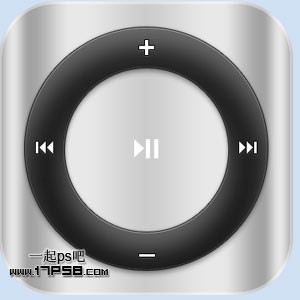 Photoshop制作苹果播放器界面,PS教程,图老师教程网