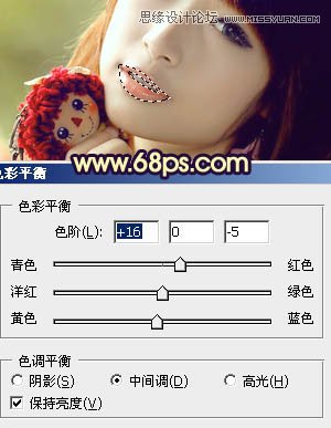 Photoshop调出暗色美女柔柔的橙黄色调,PS教程,图老师教程网