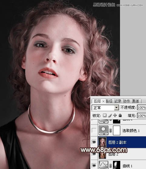 Photoshop给室内人像磨皮处理,PS教程,图老师教程网