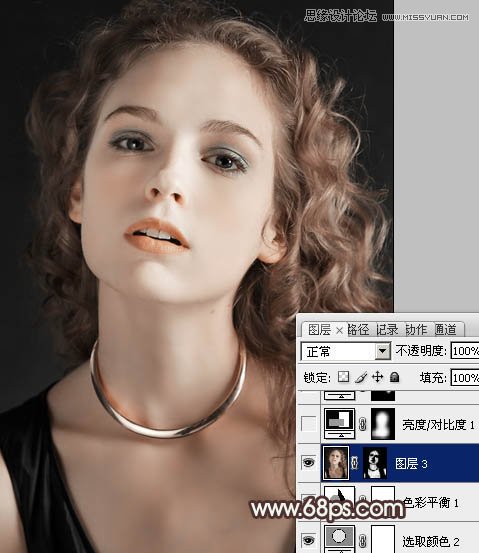 Photoshop给室内人像磨皮处理,PS教程,图老师教程网