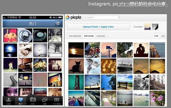社交网站中的信息内容布局分析 - 网页设计 - 思