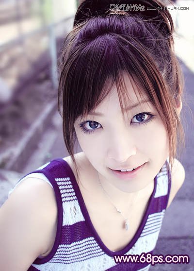Photoshop调出可爱女孩通透的柔美色调,PS教程,图老师教程网