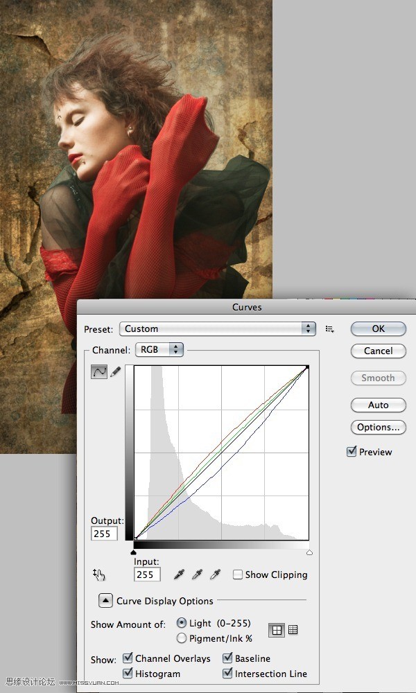 Photoshop创意合成被树妖和蛇困住的女人,PS教程,图老师教程网