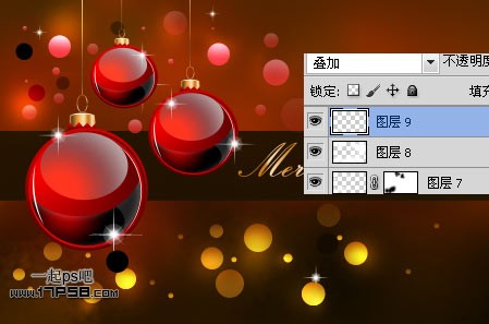 PhotoshopCS5设计绚丽的圣诞壁纸,PS教程,图老师教程网