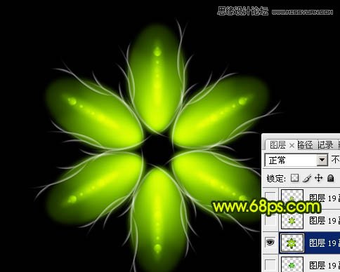 Photoshop制作数字花朵图案教程,PS教程,图老师教程网