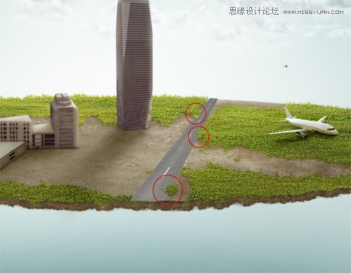 Photoshop合成从悬浮空中城市掉落的卡车,PS教程,图老师教程网