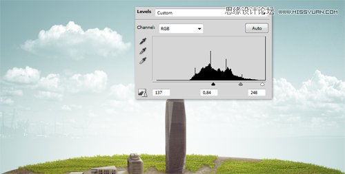 Photoshop合成从悬浮空中城市掉落的卡车,PS教程,图老师教程网