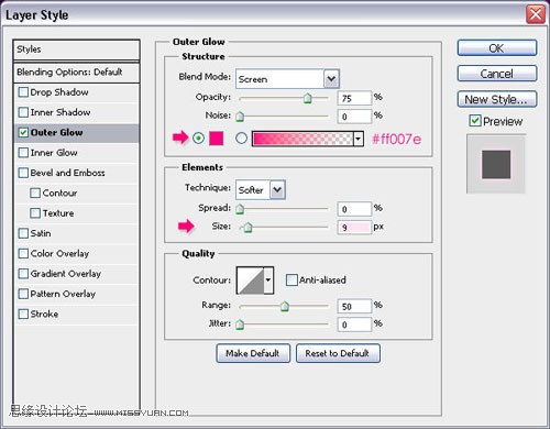 Photoshop制止可爱的发光烟花字教程,PS教程,图老师教程网