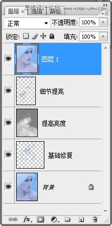 Photoshop把偏蓝广告美女调亮调白,PS教程,图老师教程网