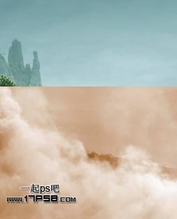 Photoshop合成迷雾江面泛舟的奇幻场景,PS教程,图老师教程网