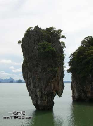 Photoshop合成迷雾江面泛舟的奇幻场景,PS教程,图老师教程网