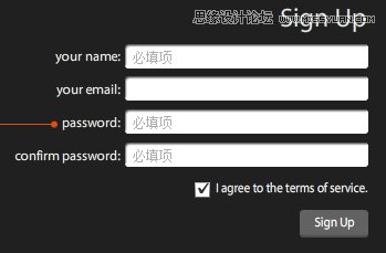 网页表单“必选项”的设计思路