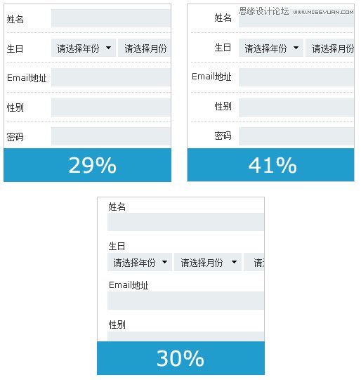 网页表单“必选项”的设计思路