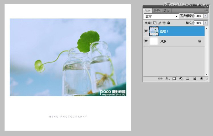 Photoshop调出静物瓶子淡雅的日系效果,PS教程,图老师教程网