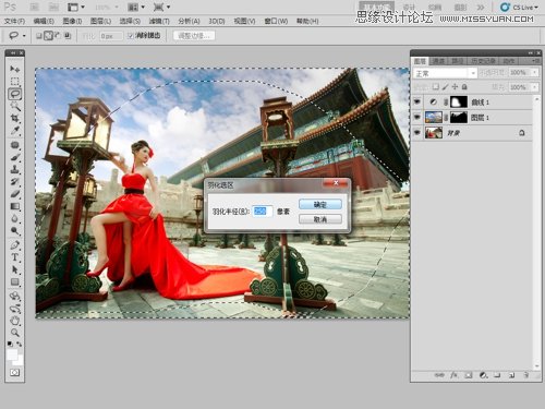 Photoshop给毫无生机外景照片添加云彩,PS教程,图老师教程网