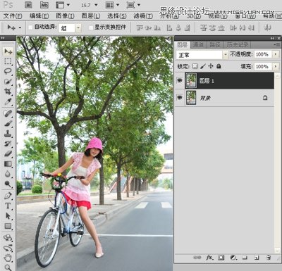 Photoshop通过处理背景增加照片的活力,PS教程,图老师教程网