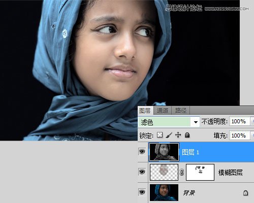 Photoshop给偏暗人物提亮美白效果,PS教程,图老师教程网