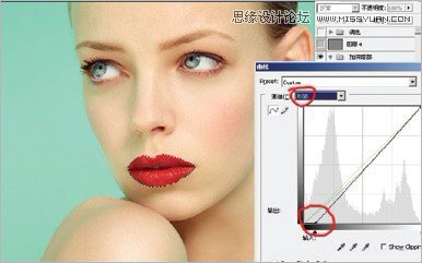 Photoshop给人像调出质感的妆容效果,PS教程,图老师教程网