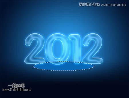 Photoshop制作2012新年贺卡教程,PS教程,图老师教程网