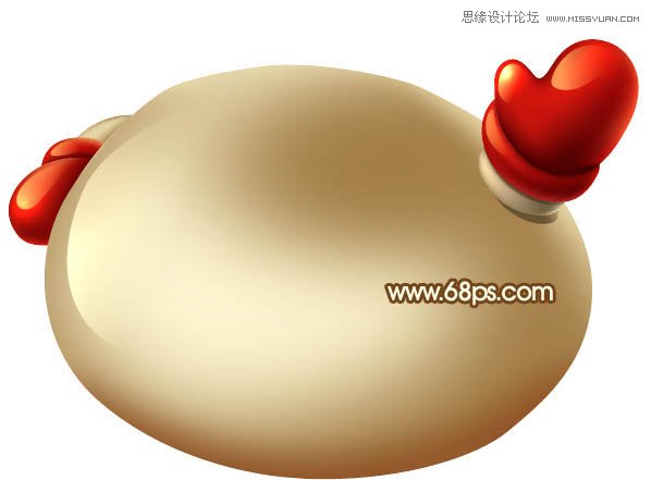 Photoshop绘画可爱的3D圣诞老大,PS教程,图老师教程网