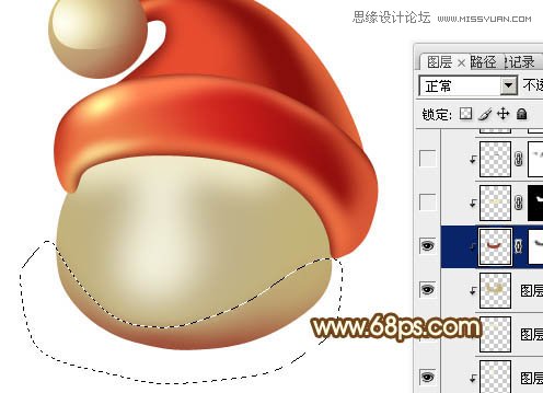 Photoshop绘画可爱的3D圣诞老大,PS教程,图老师教程网
