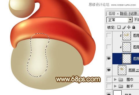 Photoshop绘画可爱的3D圣诞老大,PS教程,图老师教程网