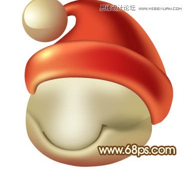 Photoshop绘画可爱的3D圣诞老大,PS教程,图老师教程网
