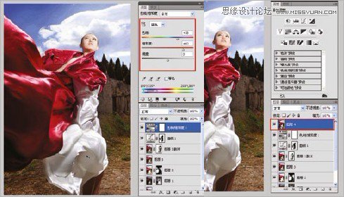 Photoshop修复外景曝光过度的婚纱照片,PS教程,图老师教程网