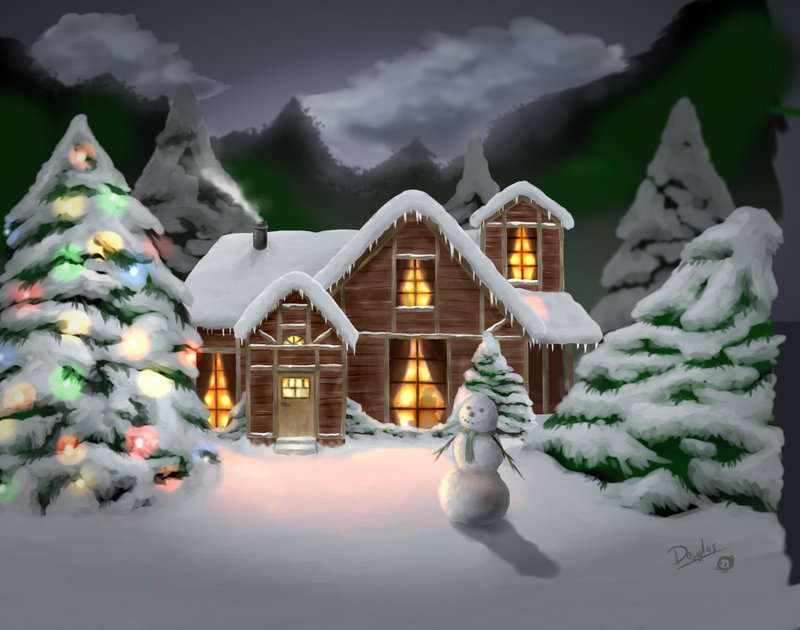 精选35款可爱的圣诞贺卡设计欣赏 - 设计欣赏