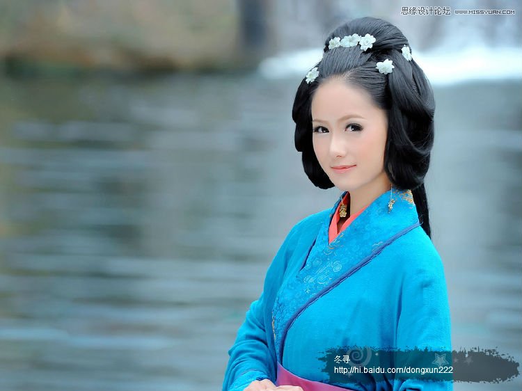 Photoshop古典美女转手绘之古典衣服,PS教程,图老师教程网