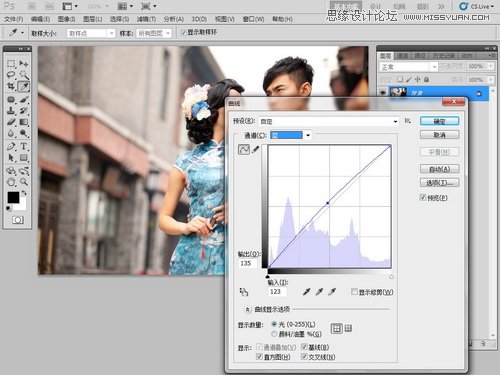 Photoshop后期用液化滤镜给照片变形人物修正,PS教程,图老师教程网