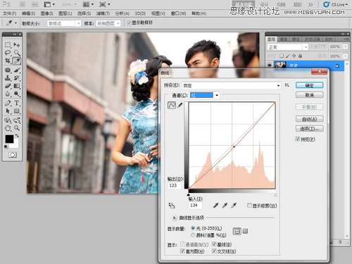 Photoshop后期用液化滤镜给照片变形人物修正,PS教程,图老师教程网