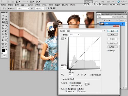 Photoshop后期用液化滤镜给照片变形人物修正,PS教程,图老师教程网