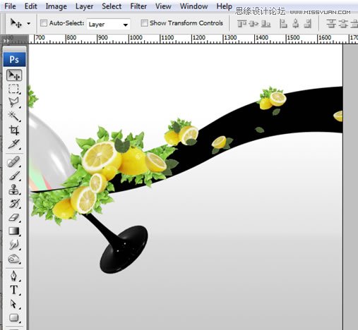 Photoshop合成漂浮在花藤中的创意杯子,PS教程,图老师教程网