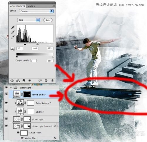 Photoshop创建Grungy风格滑板海报教程,PS教程,图老师教程网