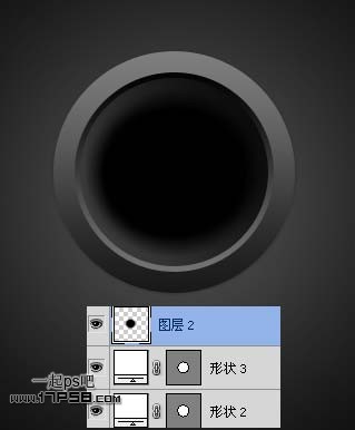 Photoshop制作圆形质感开关按钮,PS教程,图老师教程网